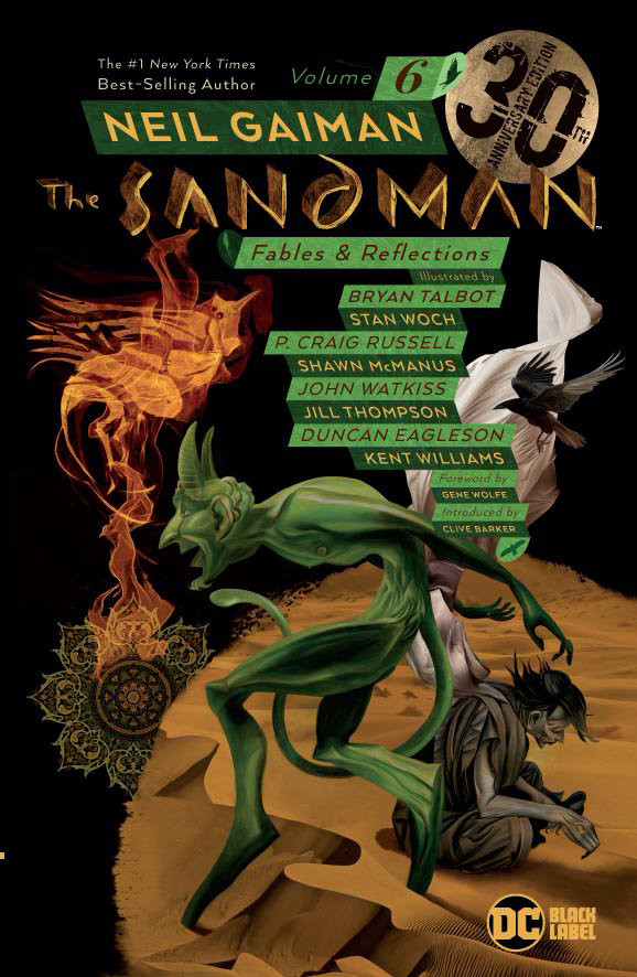 The Sandman Vol. 6: Fables & Reflections 30th Anniversary Edition book cover by Neil Gaiman