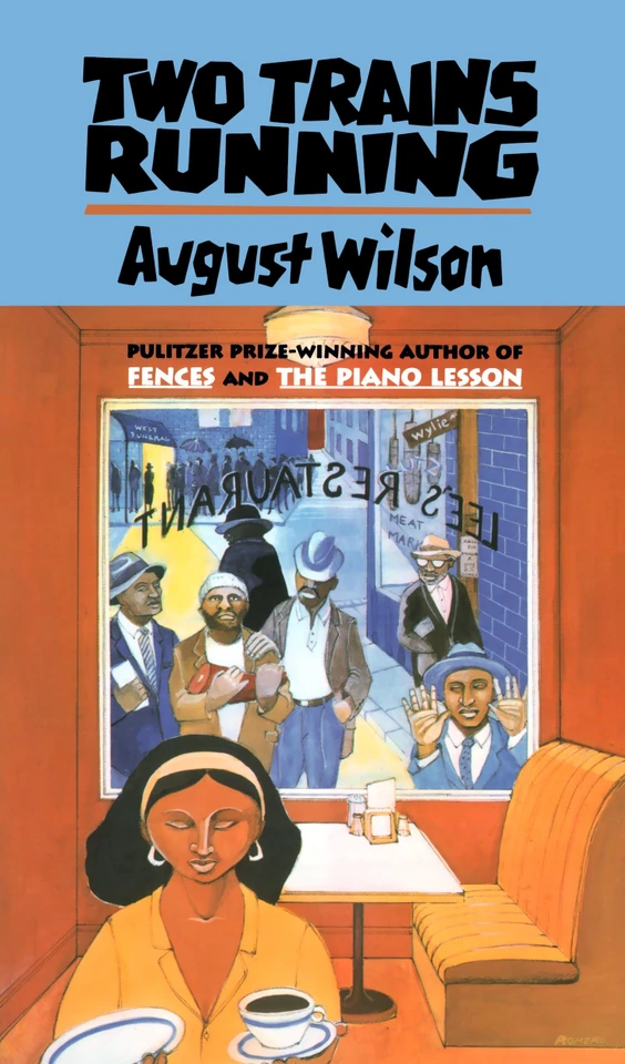 Two Trains Running (Drama, Plume) book cover by August Wilson