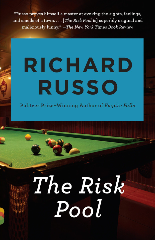 The Risk Pool (Vintage Contemporaries) book cover by Richard Russo