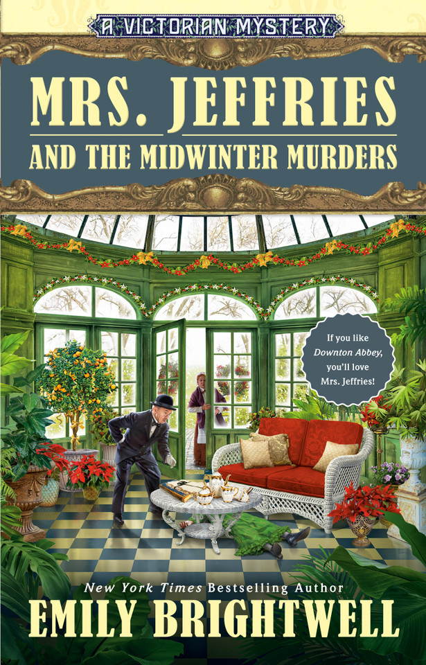 Mrs. Jeffries and the Midwinter Murders (A Victorian Mystery) book cover by Emily Brightwell