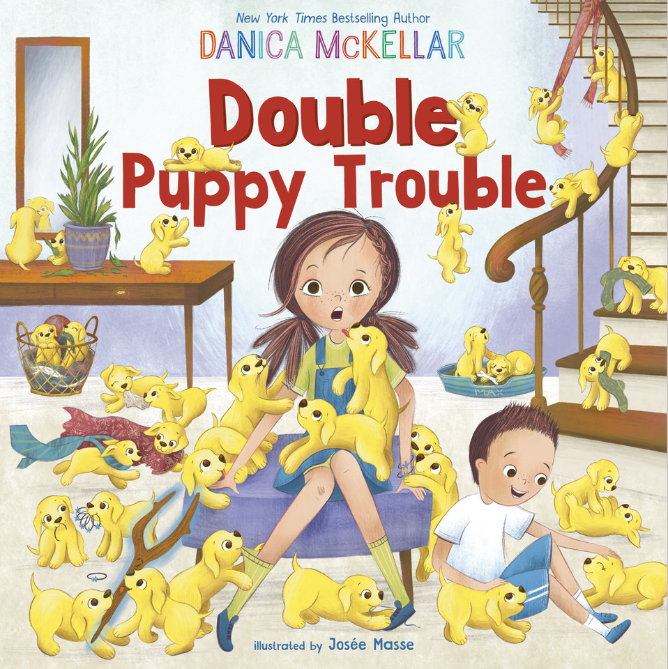 Double Puppy Trouble (McKellar Math) book cover by Danica McKellar