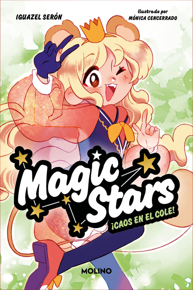 ¡Caos en el cole! / Chaos at School! (MAGIC STARS) book cover by Iguazel Serón