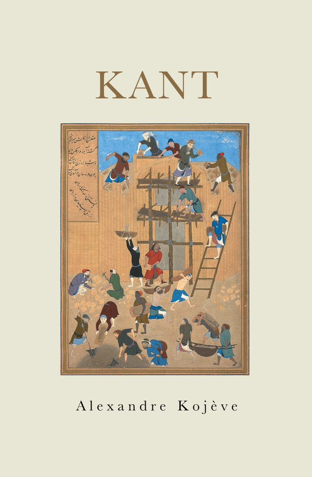 Kant book cover by Alexandre Kojève