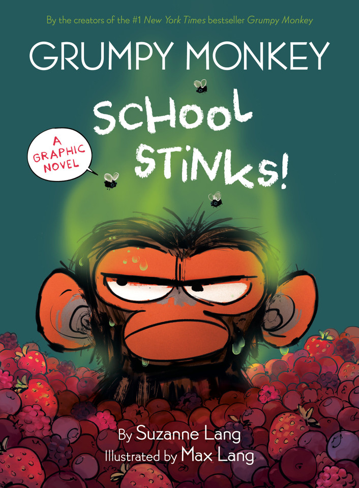 Grumpy Monkey School Stinks!: A Graphic Novel (Grumpy Monkey Graphic Novels) book cover by Suzanne Lang