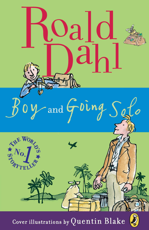 Boy and Going Solo book cover by Roald Dahl