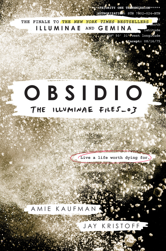 Obsidio (The Illuminae Files) book cover by Amie Kaufman, Jay Kristoff