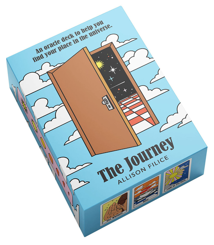 The Journey: An Oracle Deck to Help You Find Your Place in the Universe book cover by Allison Filice