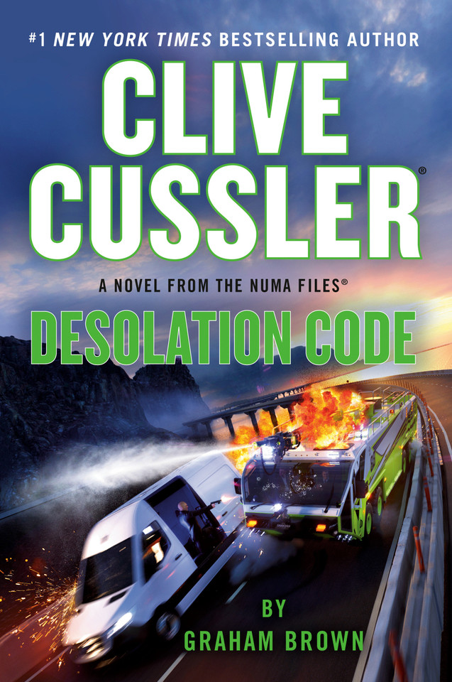 Clive Cussler Desolation Code (The NUMA Files) book cover by Graham Brown