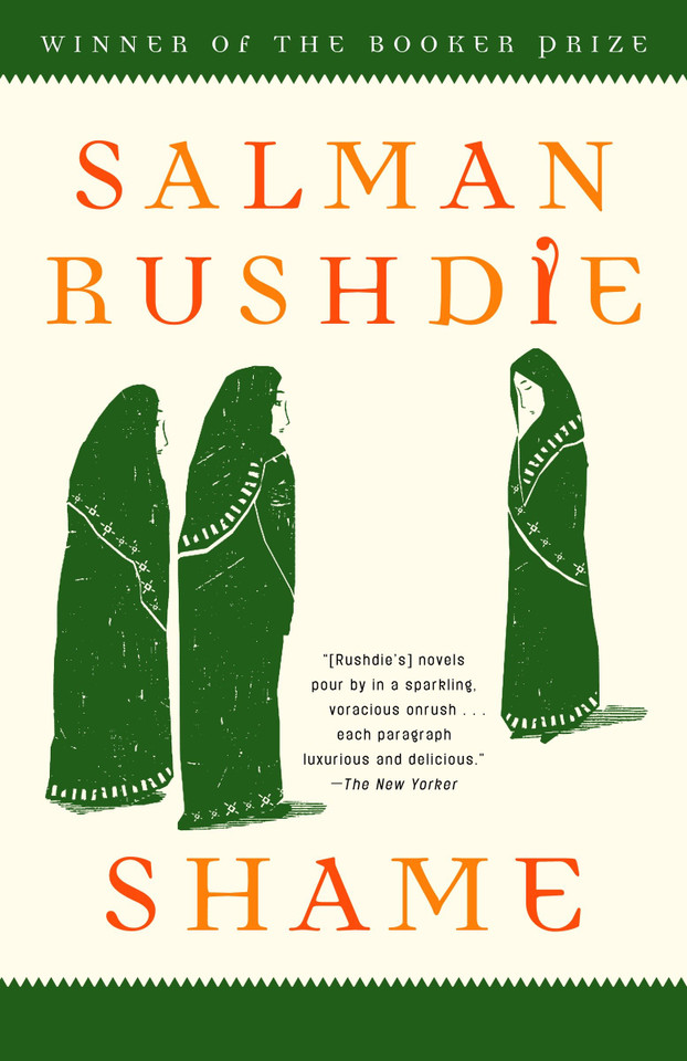 Shame: A Novel book cover by Salman Rushdie