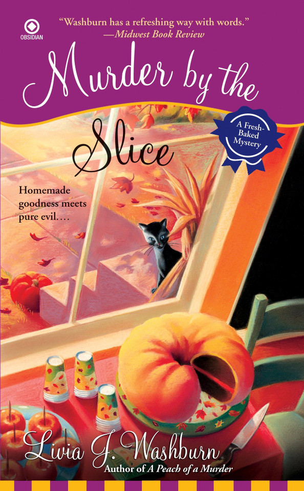 Murder By the Slice (Fresh-Baked Mystery) book cover by Livia J. Washburn