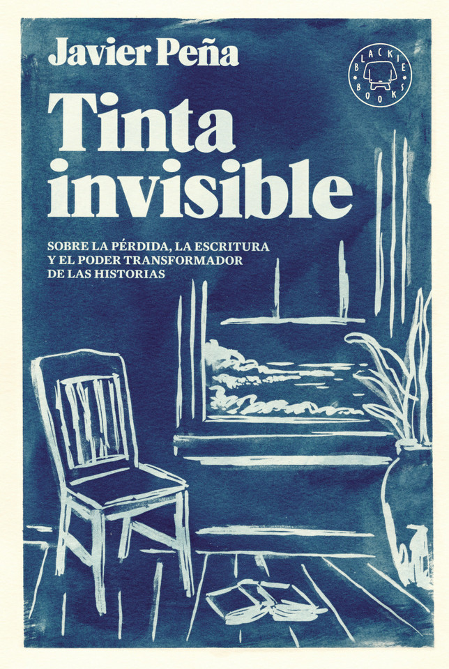 Tinta invisible / Invisible Ink book cover by Javier Peña