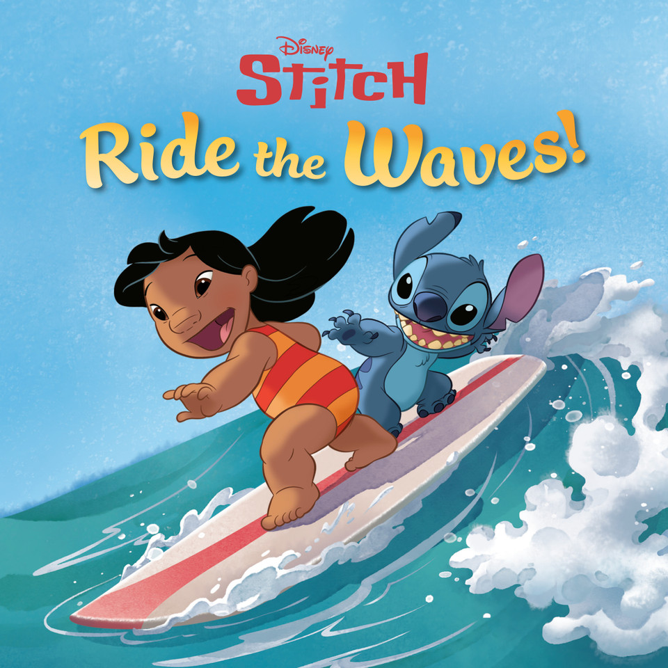 Ride the Waves! (Disney Stitch) book cover by RH Disney