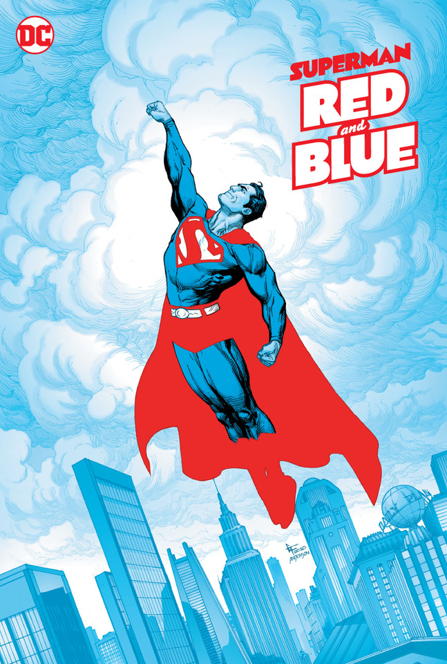 Superman Red & Blue book cover by John Ridley, Brandon Easton