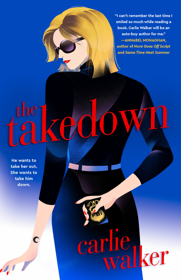 The Takedown book cover by Carlie Walker