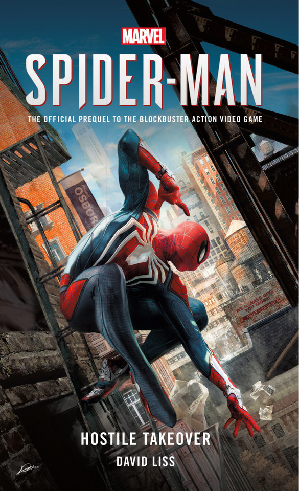 Marvel's SPIDER-MAN: Hostile Takeover book cover by David Liss