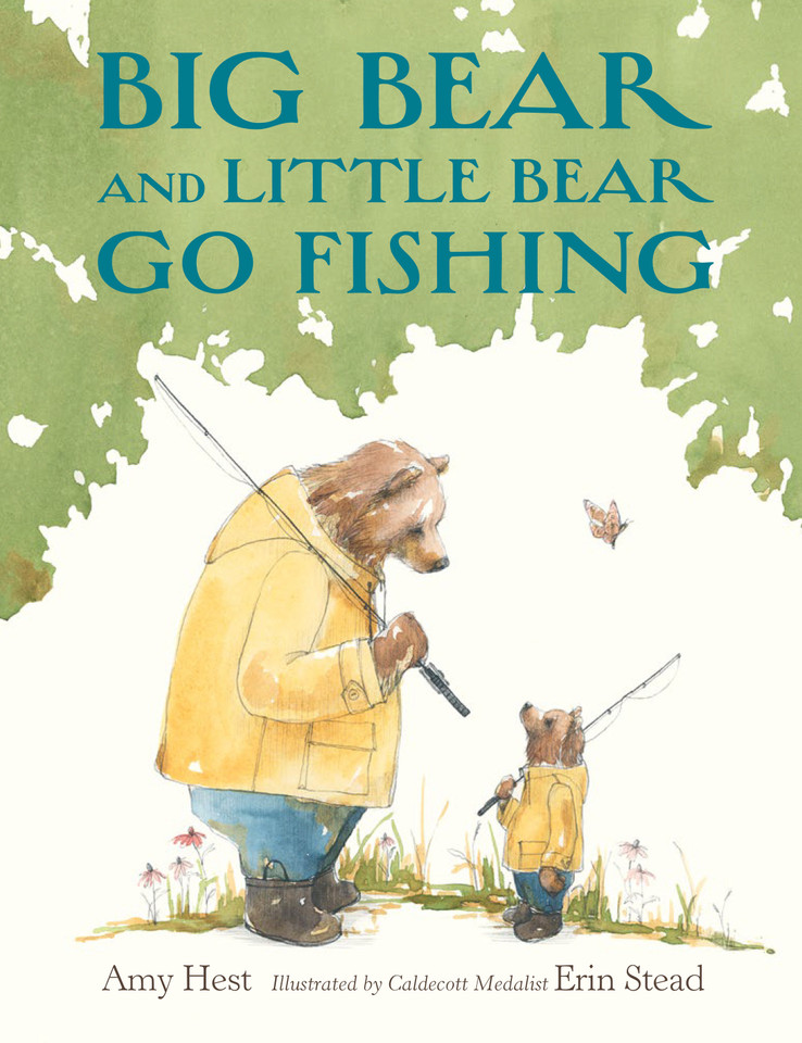 Big Bear and Little Bear Go Fishing book cover by Amy Hest