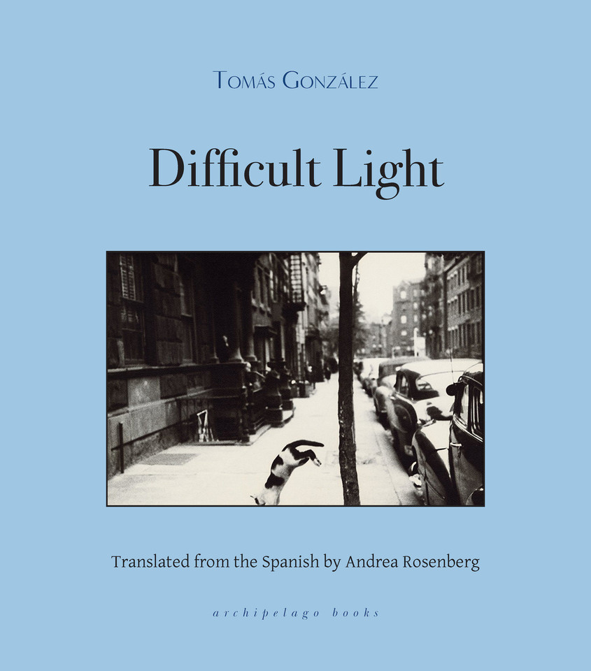 Difficult Light book cover by Tomas Gonzalez