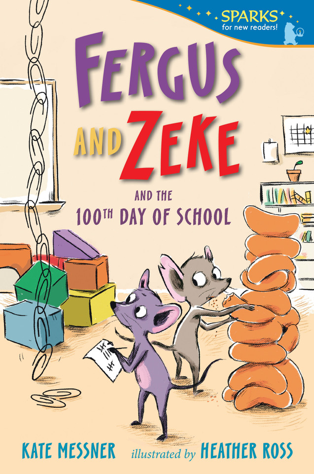 Fergus and Zeke and the 100th Day of School: Candlewick Sparks (Candlewick Sparks) book cover by Kate Messner