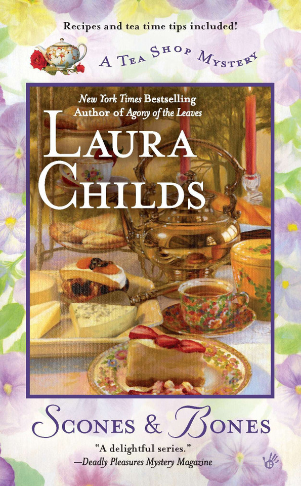 Scones & Bones (A Tea Shop Mystery) book cover by Laura Childs
