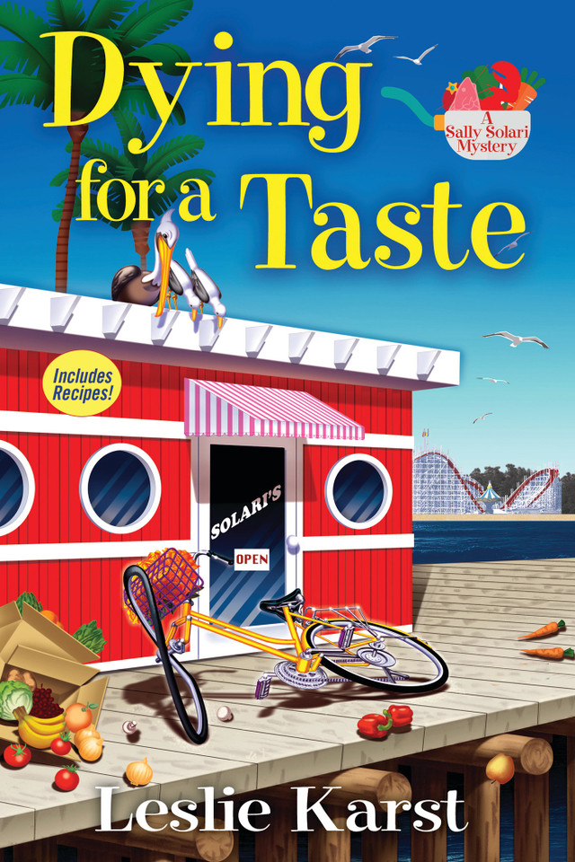 Dying for a Taste: A Sally Solari Mystery (A Sally Solari Mystery) book cover by Leslie Karst
