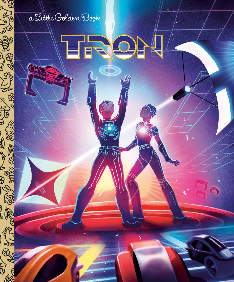 Disney Tron Little Golden Book (Little Golden Book) book cover by Matthew J. Gilbert