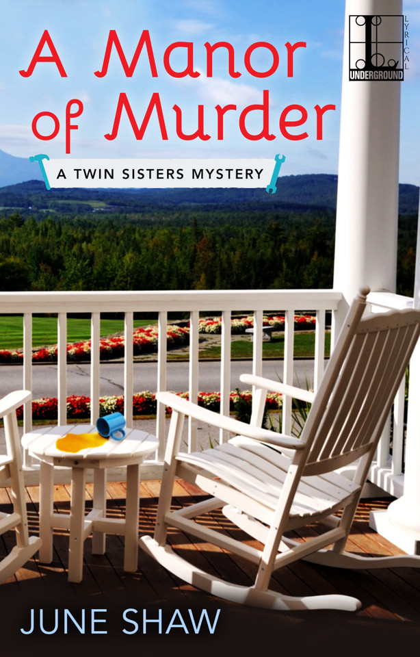 A Manor of Murder (A Twin Sisters Mystery) book cover by June Shaw