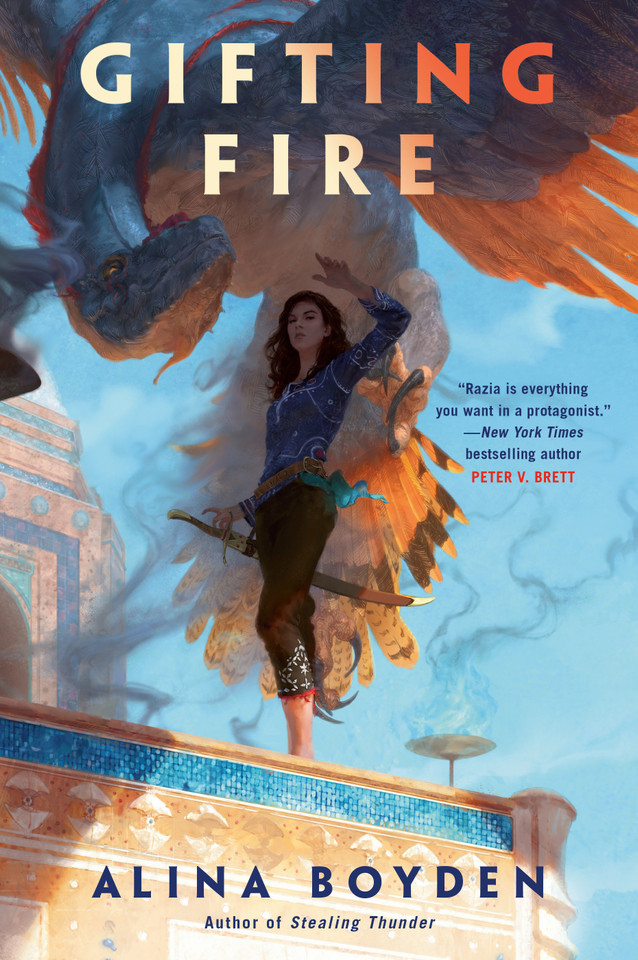 Gifting Fire book cover by Alina Boyden