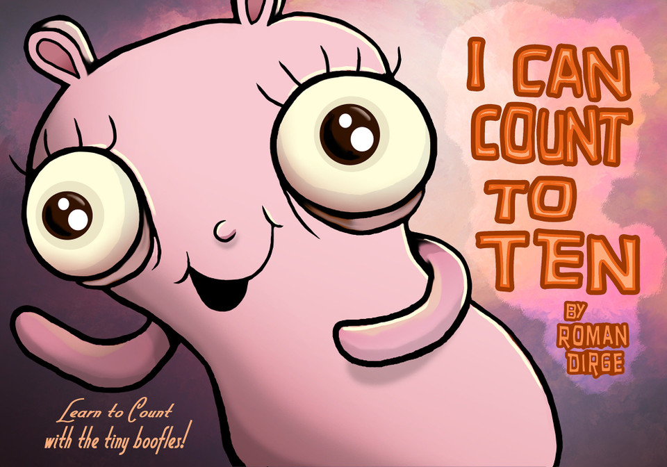 I Can Count To Ten book cover by Roman Dirge