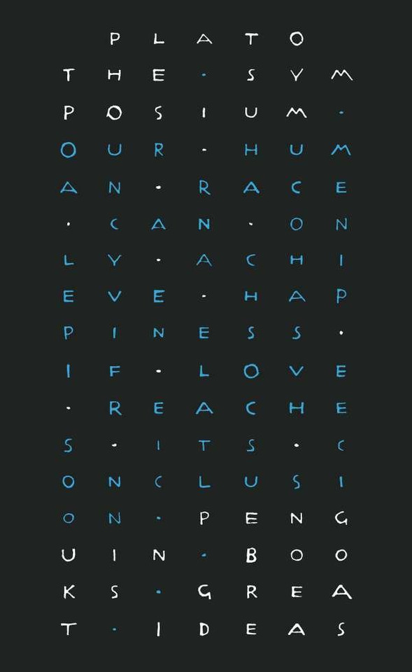 The Symposium (Penguin Great Ideas) book cover by Plato