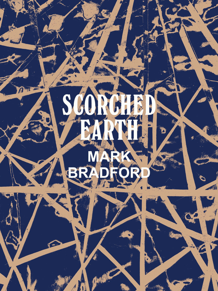 Mark Bradford: Scorched Earth book cover by Connie Butler