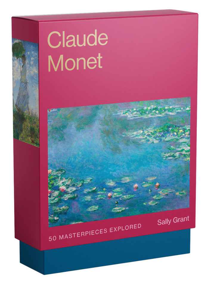 Claude Monet: 50 Masterpieces Explored book cover by Sally Grant
