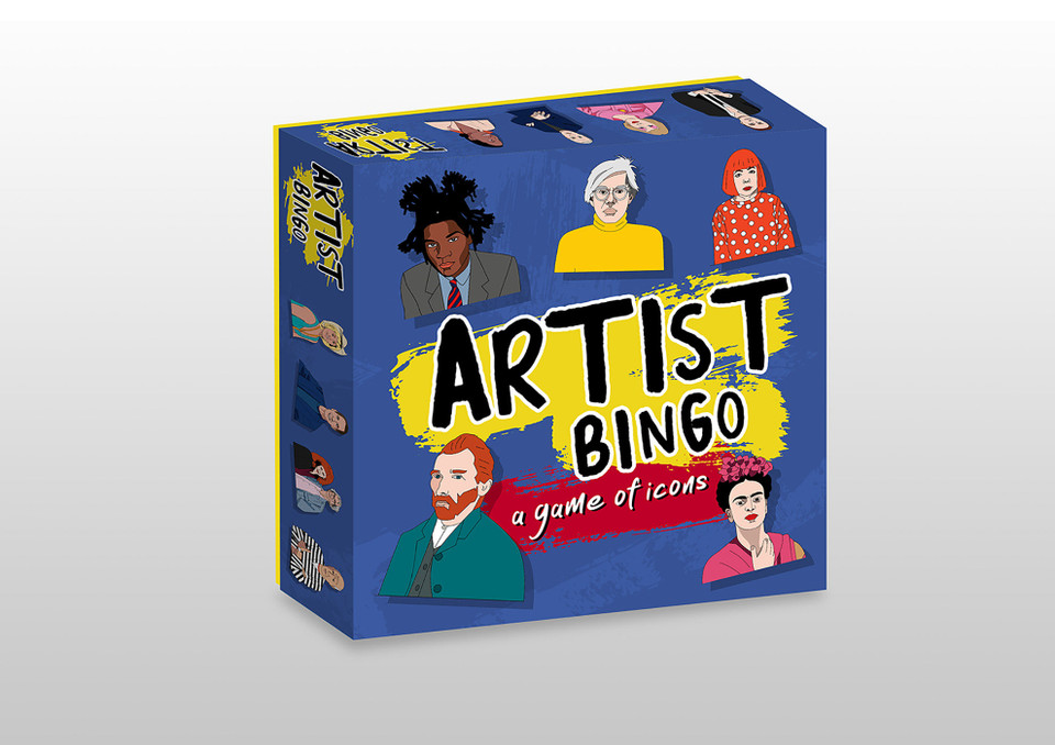Artist Bingo: A game of icons book cover by 