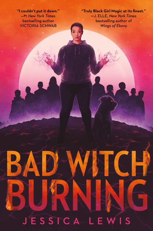 Bad Witch Burning book cover by Jessica Lewis