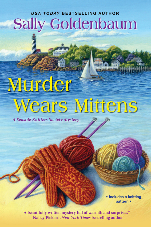 Murder Wears Mittens (Seaside Knitters Society) book cover by Sally Goldenbaum