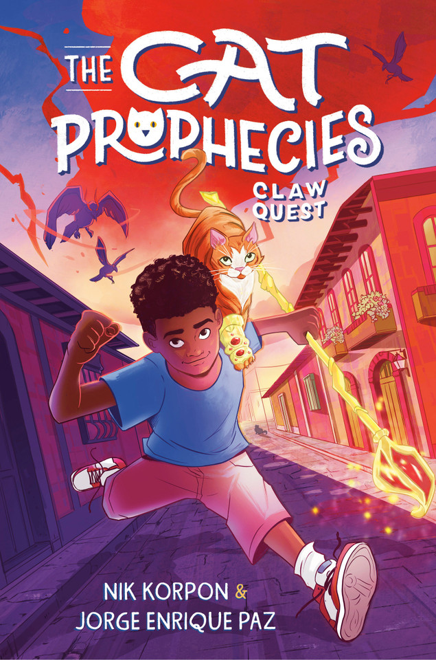 The Cat Prophecies: Claw Quest (The Cat Prophecies) book cover by Nik Korpon, Jorge Enrique Paz