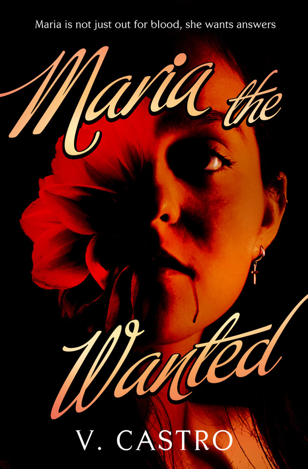 Maria the Wanted book cover by V. Castro