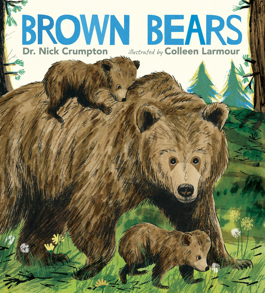 Brown Bears book cover by Nick Crumpton