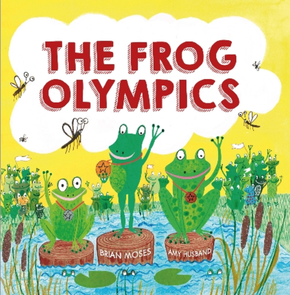 The Frog Olympics book cover by Brian Moses