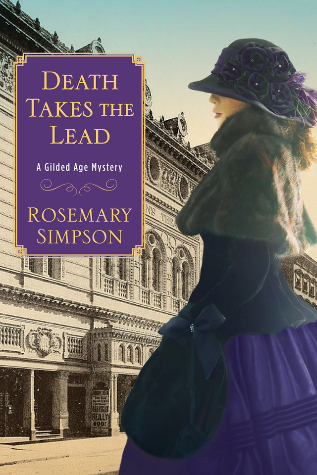 Death Takes the Lead (A Gilded Age Mystery) book cover by Rosemary Simpson