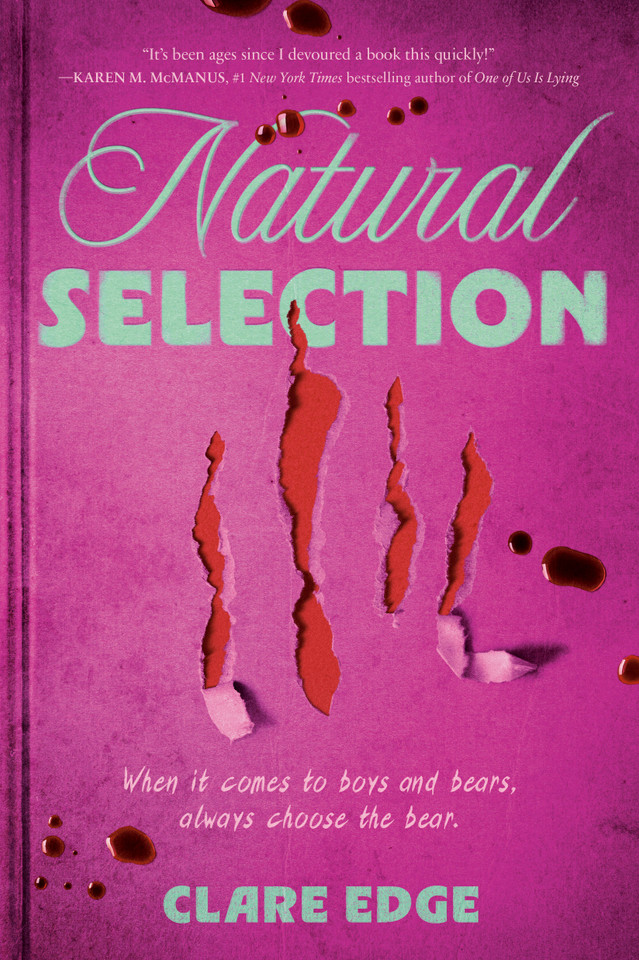 Natural Selection book cover by Clare Edge