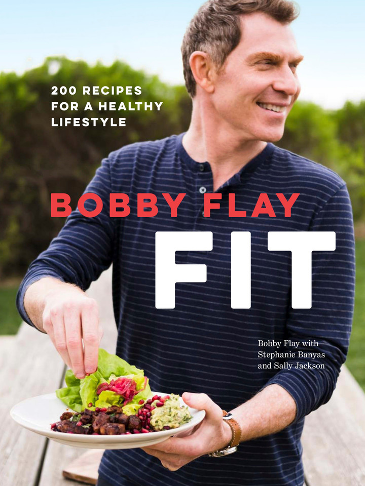 Bobby Flay Fit: 200 Recipes for a Healthy Lifestyle: A Cookbook book cover by Bobby Flay, Stephanie Banyas, Sally Jackson