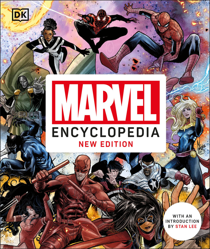 Marvel Encyclopedia New Edition book cover by Alan Cowsill, Melanie Scott, James Hill