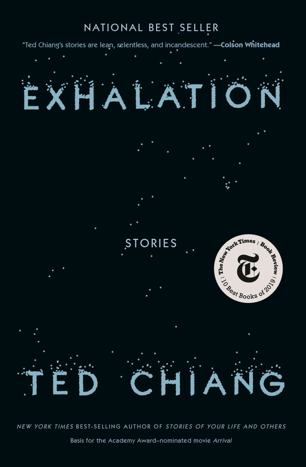 Exhalation: Stories book cover by Ted Chiang