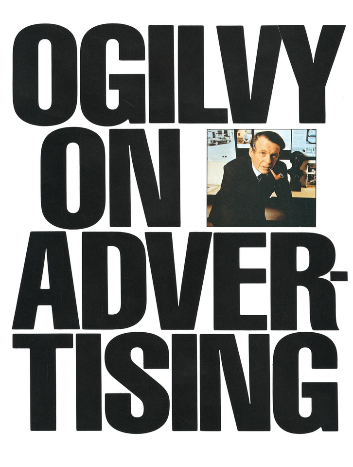 Ogilvy on Advertising book cover by David Ogilvy