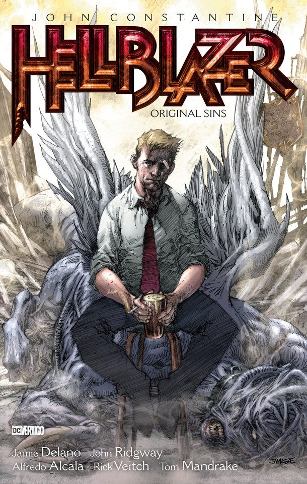John Constantine, Hellblazer Vol. 1: Original Sins book cover by Jamie Delano