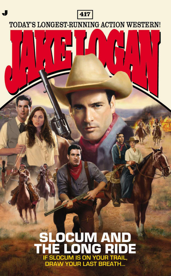 Slocum 417: Slocum and the Long Ride (Slocum) book cover by Jake Logan