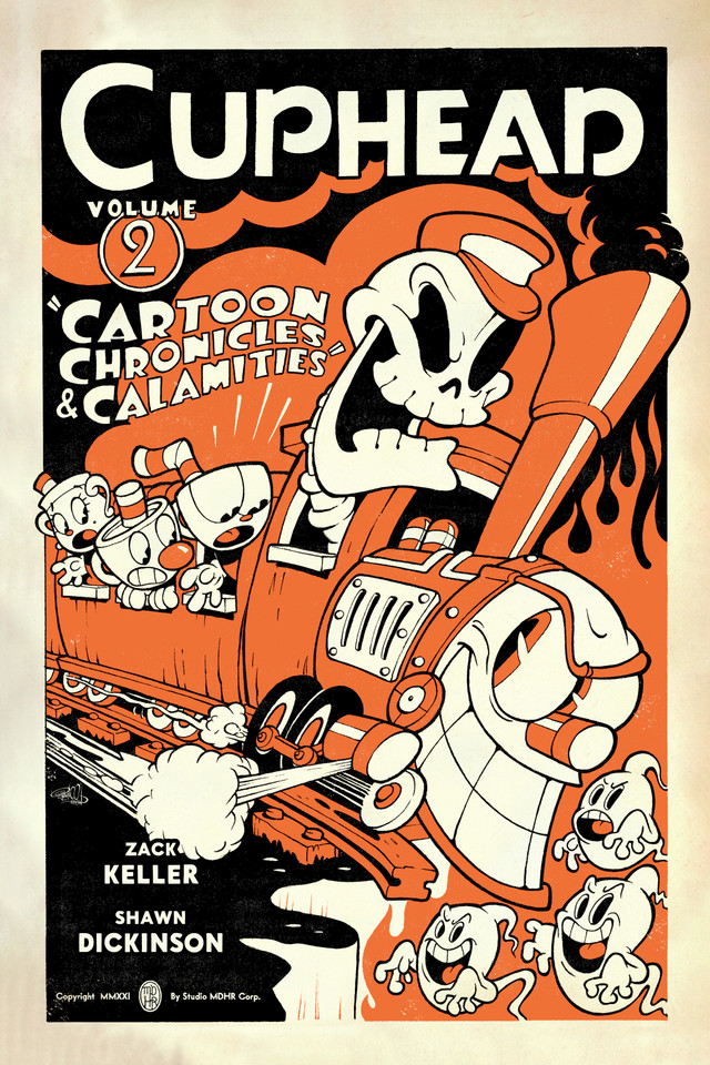 Cuphead Volume 2: Cartoon Chronicles & Calamities (Cuphead) book cover by Zack Keller