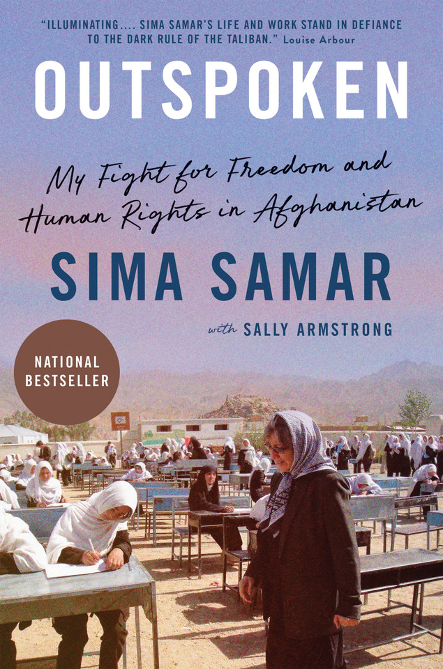 Outspoken: My Fight for Freedom and Human Rights in Afghanistan book cover by Sima Samar