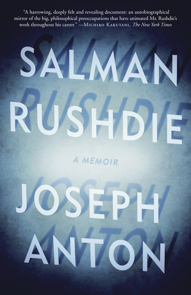 Joseph Anton: A Memoir book cover by Salman Rushdie