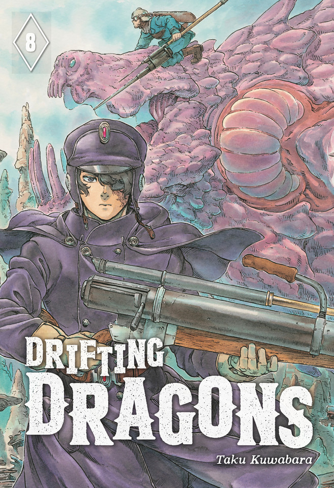 Drifting Dragons 8 (Drifting Dragons) book cover by Taku Kuwabara